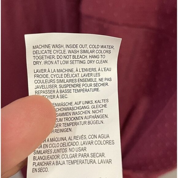 Penningtons 3X Knee Length Dress In Every Story Mauve Fit & Flare Sheer Overlay - Picture 9 of 12
